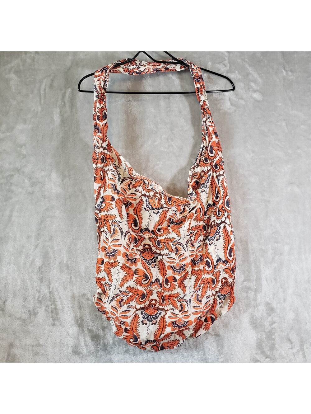 Free People Paisley Reusable Tote Shopping Bag